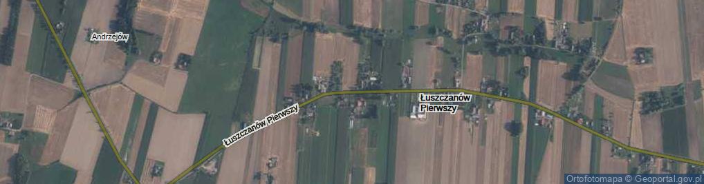 Zdjęcie satelitarne Łuszczanów Pierwszy ul.